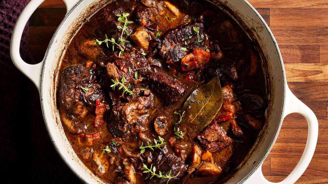 Beef bourguignon recipe