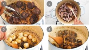 Cook the Bacon and Veggies