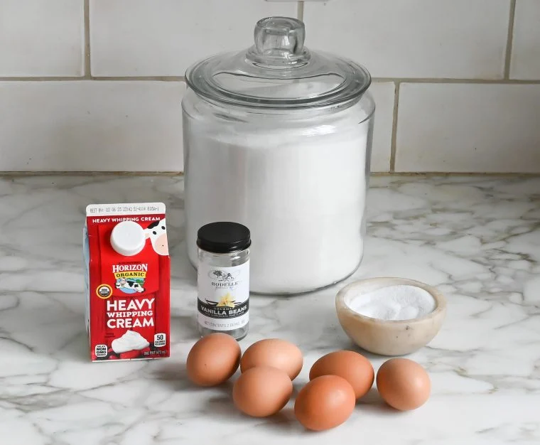 Crème Brûlée Ingredients