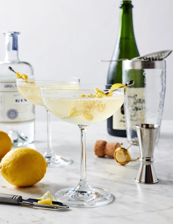 French 75 Cocktail Recipe - Mostly About Food