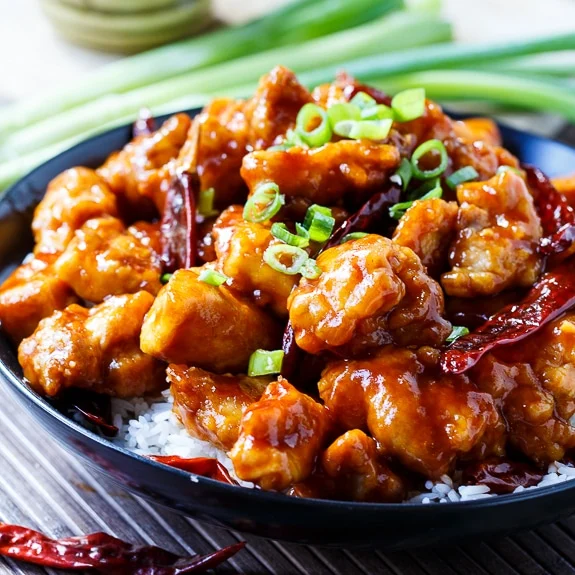 General Tso's Chicken is ready
