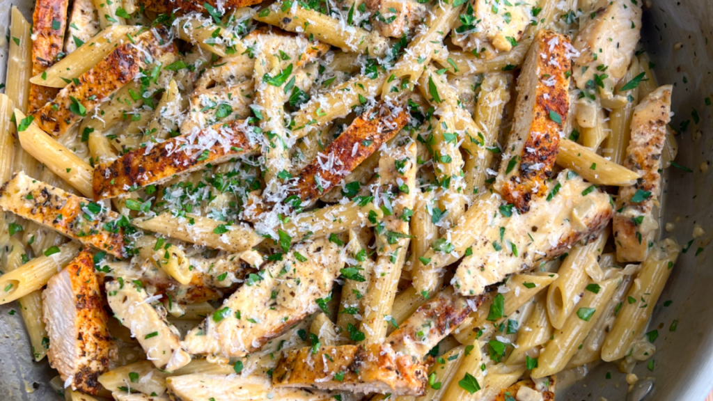 How To Make Garlic Parmesan Chicken Pasta Recipe