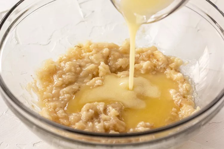 Mash the Bananas and Add the Butter