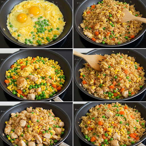 Easy Chicken Fried Rice Recipe Instructions