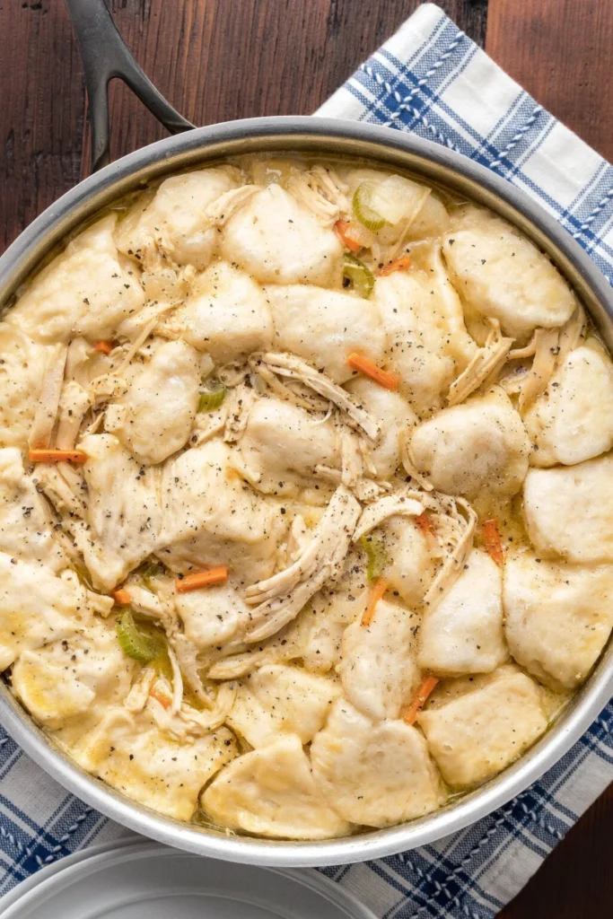 Simple Chicken and Dumplings with Biscuits Recipe 2