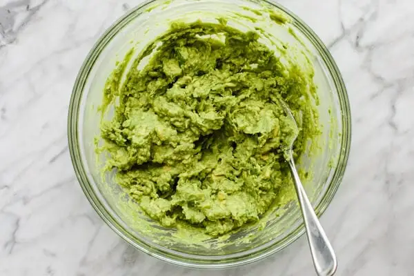 Use a fork to mash the avocado. Make it chunky, smooth, or somewhere in between