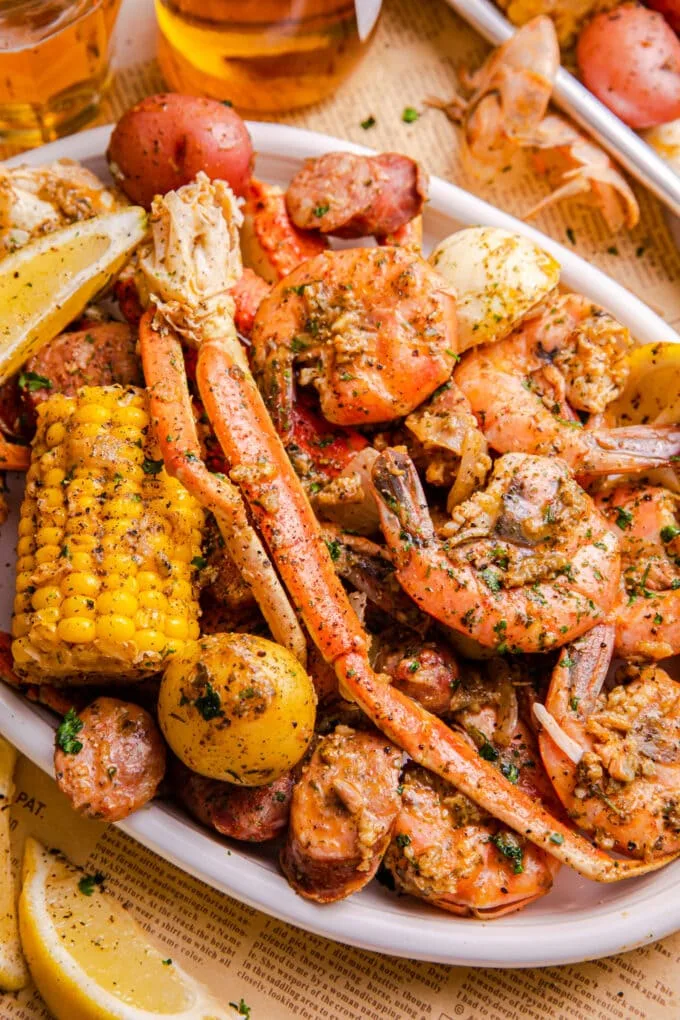 Cajun Seafood Boil with Garlic Butter Sauce 5