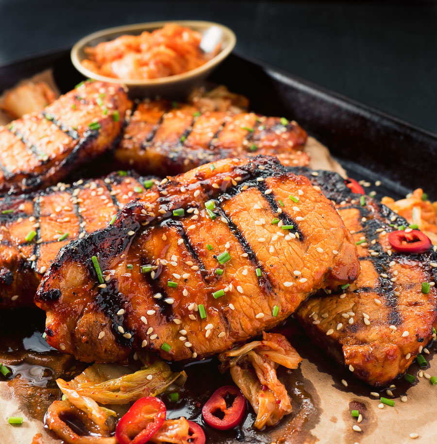 Easy Korean Pork Chops Recipe