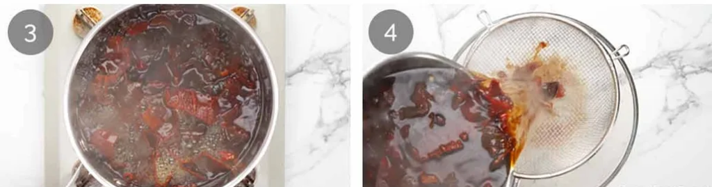 Simmer in boiling water for 10 minutes until softened