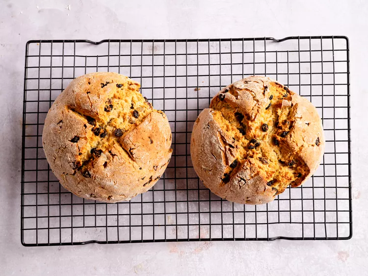 Bake for about 45 minutes until golden brown and fragrant
