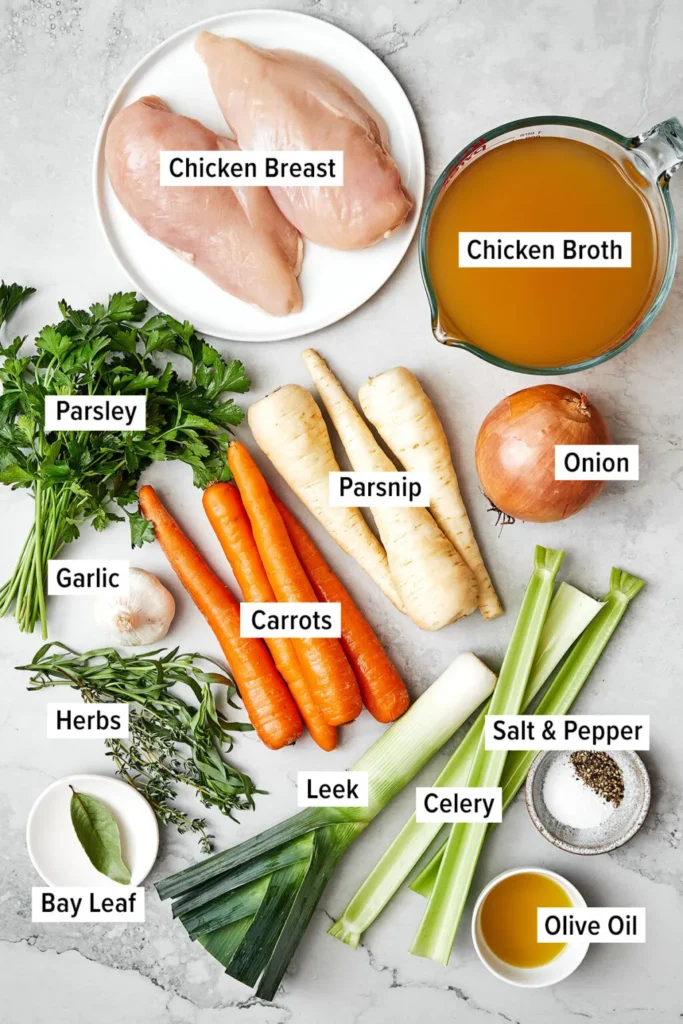Chicken Soup Ingredients
