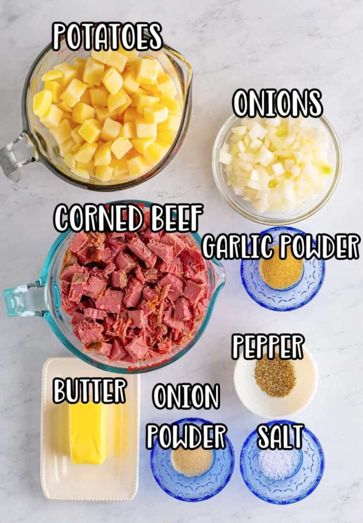 Corned Beef Hash Ingredients