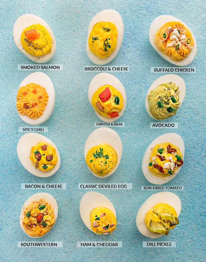 Deviled Eggs Variations
