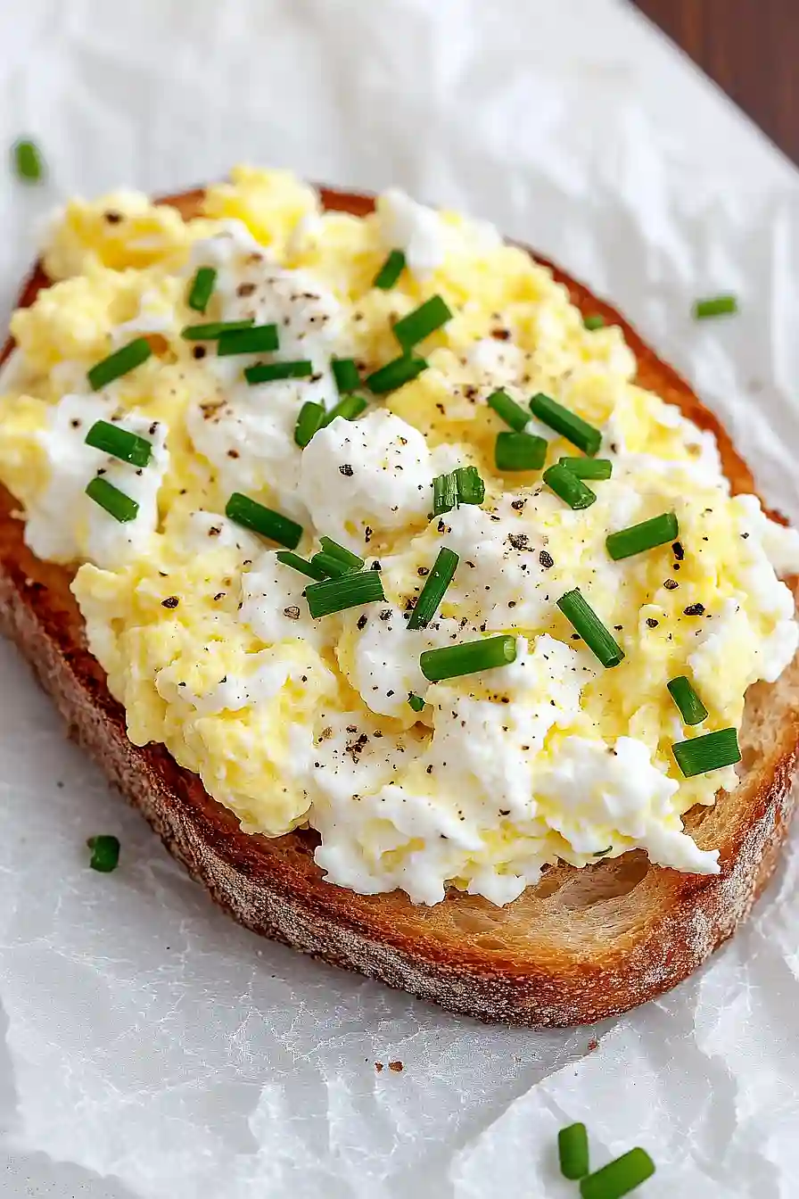 Easy 6-Ingredient Egg and Ricotta Toast Recipe 3