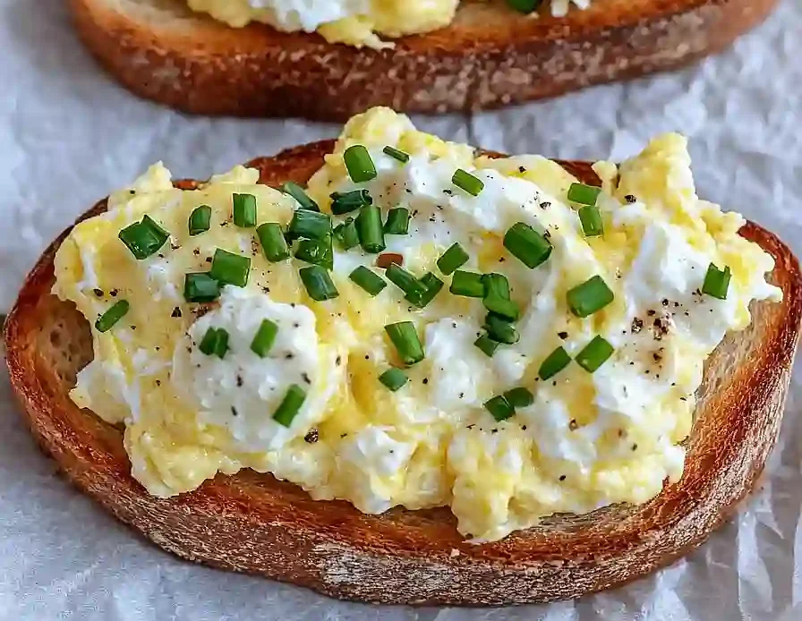 Easy 6-Ingredient Egg and Ricotta Toast Recipe