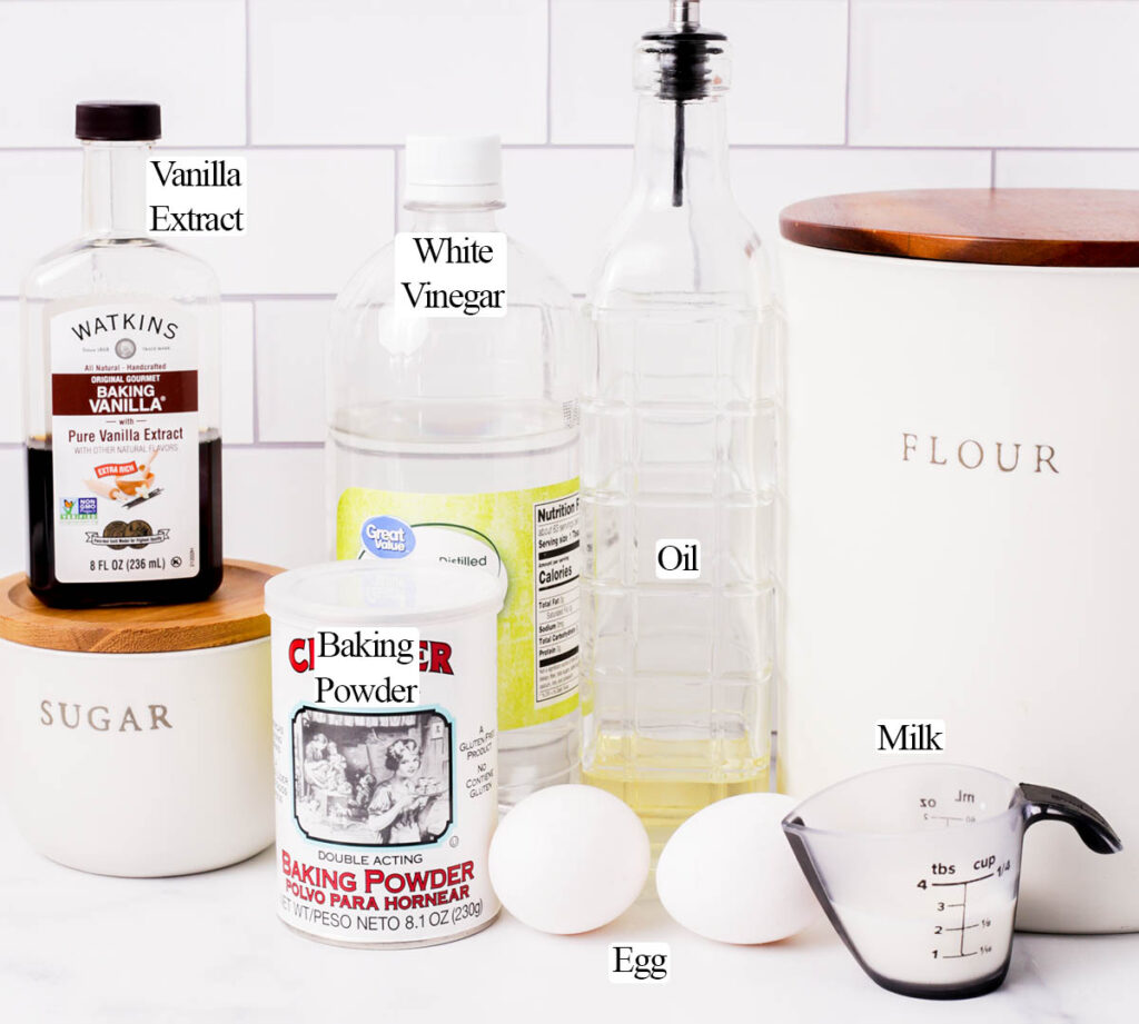 Fluffy Pancakes Ingredients