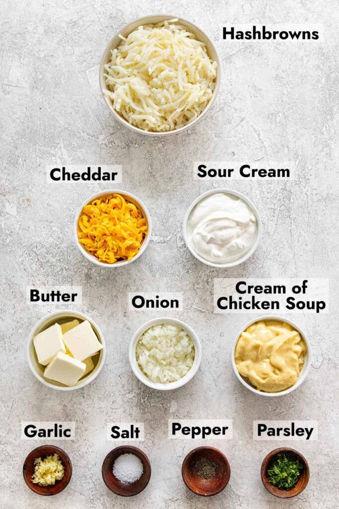Hashbrown Casserole Ingredients