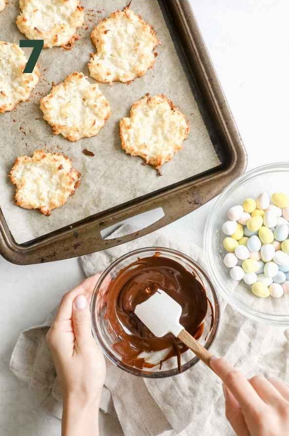 Melt the chocolate slowly in intervals, stirring until smooth and glossy