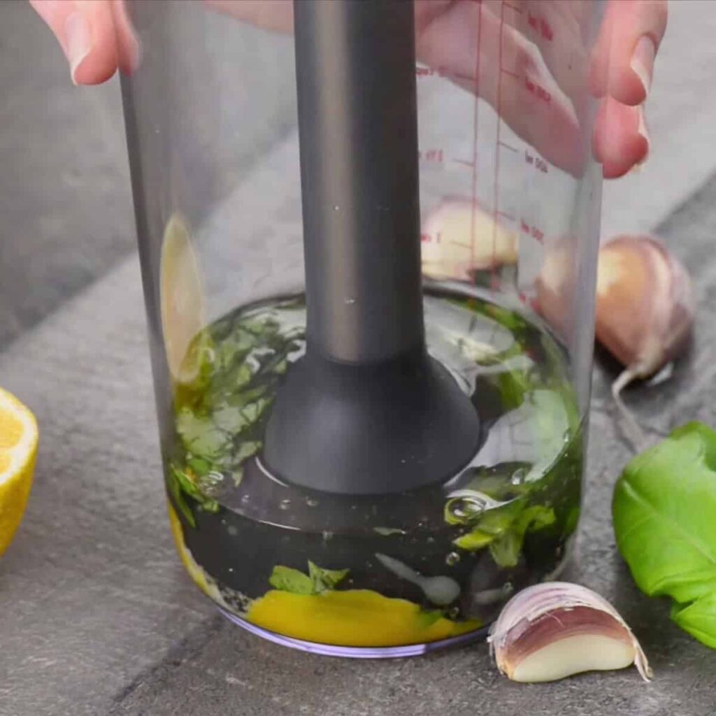 Pulse a few times until the ingredients are well combined and finely chopped