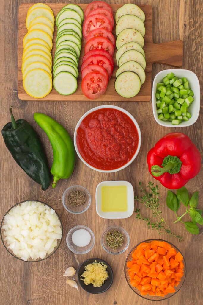 Ratatouille Ingredients