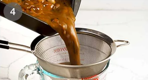 Strain if desired and serve alongside the lamb