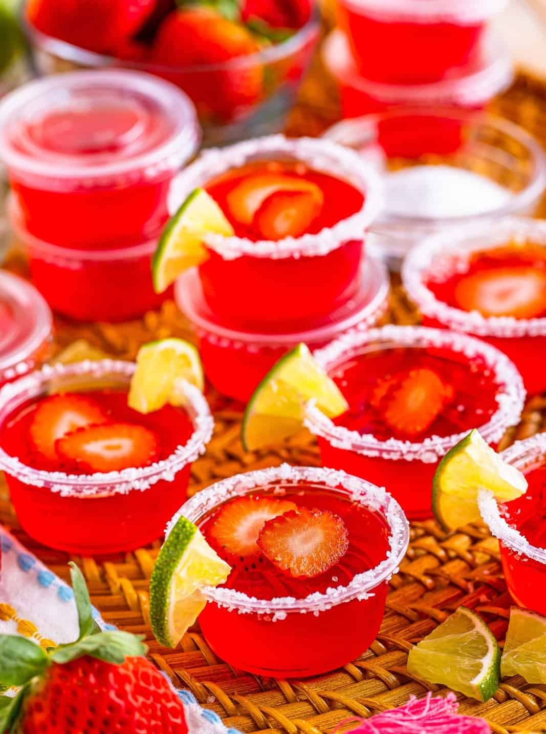 Strawberry Margarita Jell-O Shots Recipe