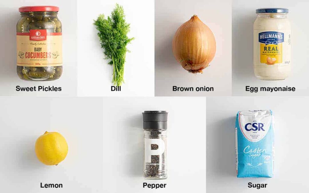 Tartar Sauce Ingredients