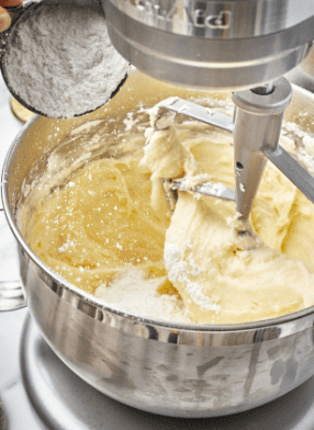 Gradually add powdered sugar, beating on low speed until combined, then increase speed and whip until fluffy. Adjust consistency with extra lime juice or powdered sugar if needed