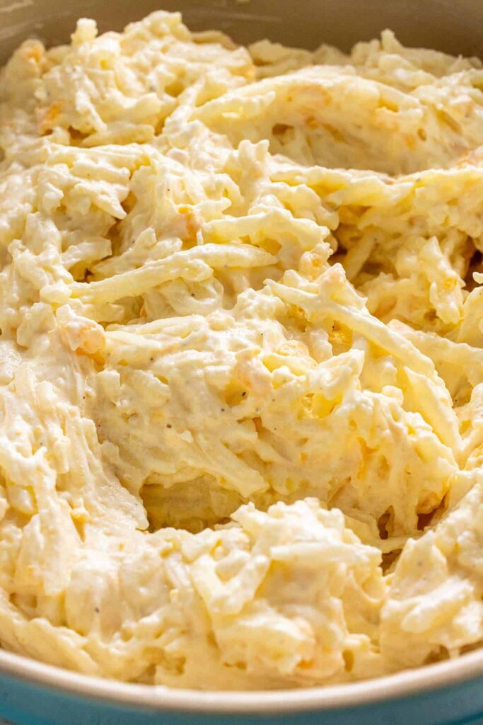 mixing until everything is evenly incorporated