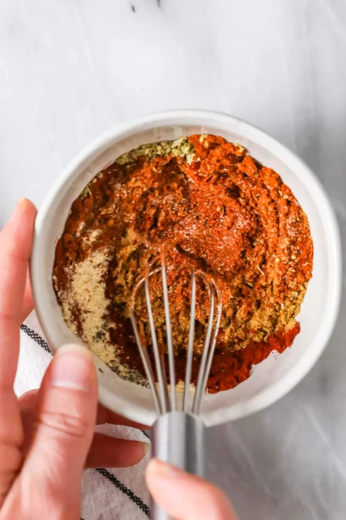 whisk them together until the mixture is evenly combined and uniform in color