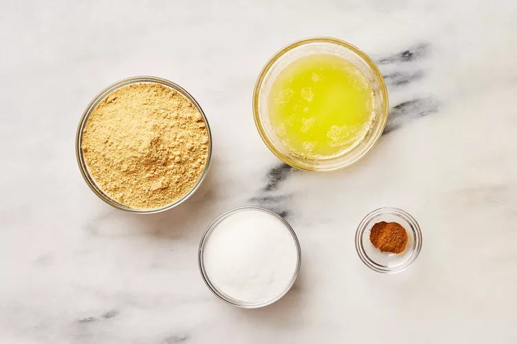 Gather all the ingredients and prepare your workspace so everything is within reach.