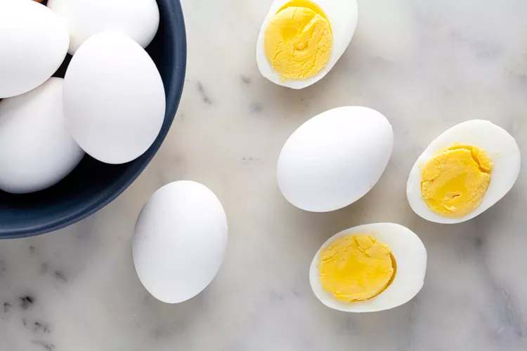 Allow the eggs to cool completely before peeling, or store them unpeeled in the refrigerator for later use