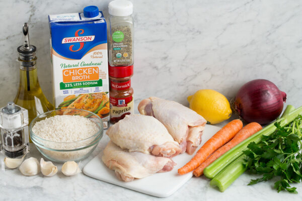 Baked Chicken and Rice Ingredients