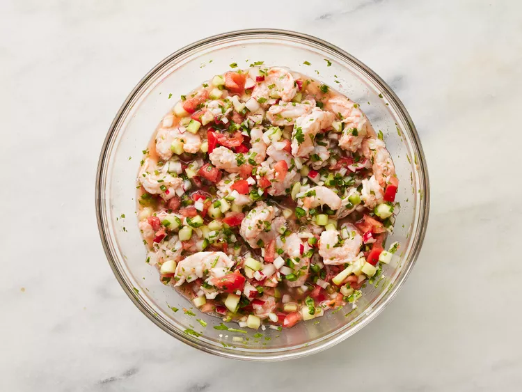 Cover the mixture again and refrigerate until well chilled and the flavors have blended together