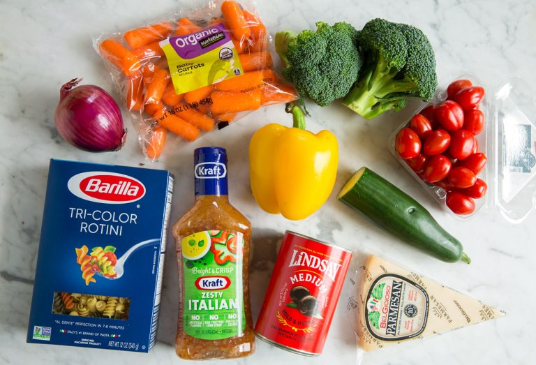 Easy Pasta Salad Ingredients