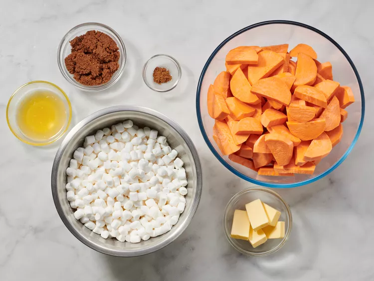 Sweet Potato Casserole with Marshmallows Ingredients