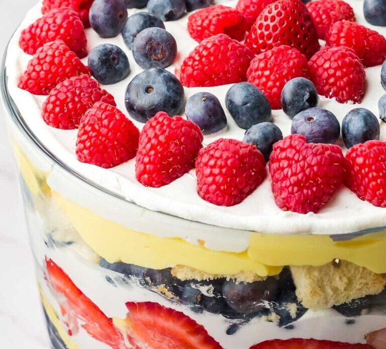 Red White and Blue Trifle Recipe