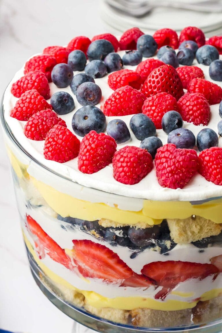 Red White and Blue Trifle Recipe